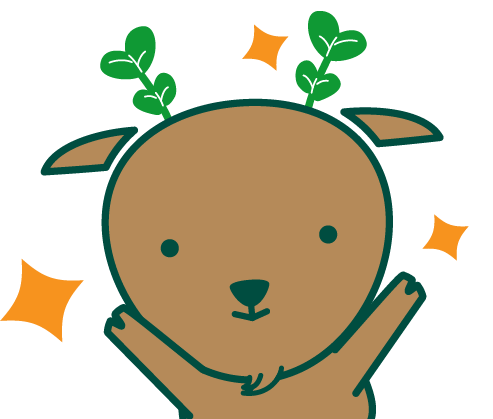 喜ぶ茶ヤギ